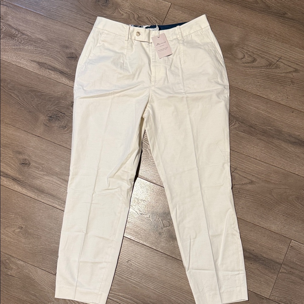 Peter Millar Men's Light Cream Chinos